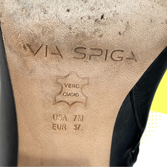 Via Spiga Black Ankle Booties - Picture 10 of 10